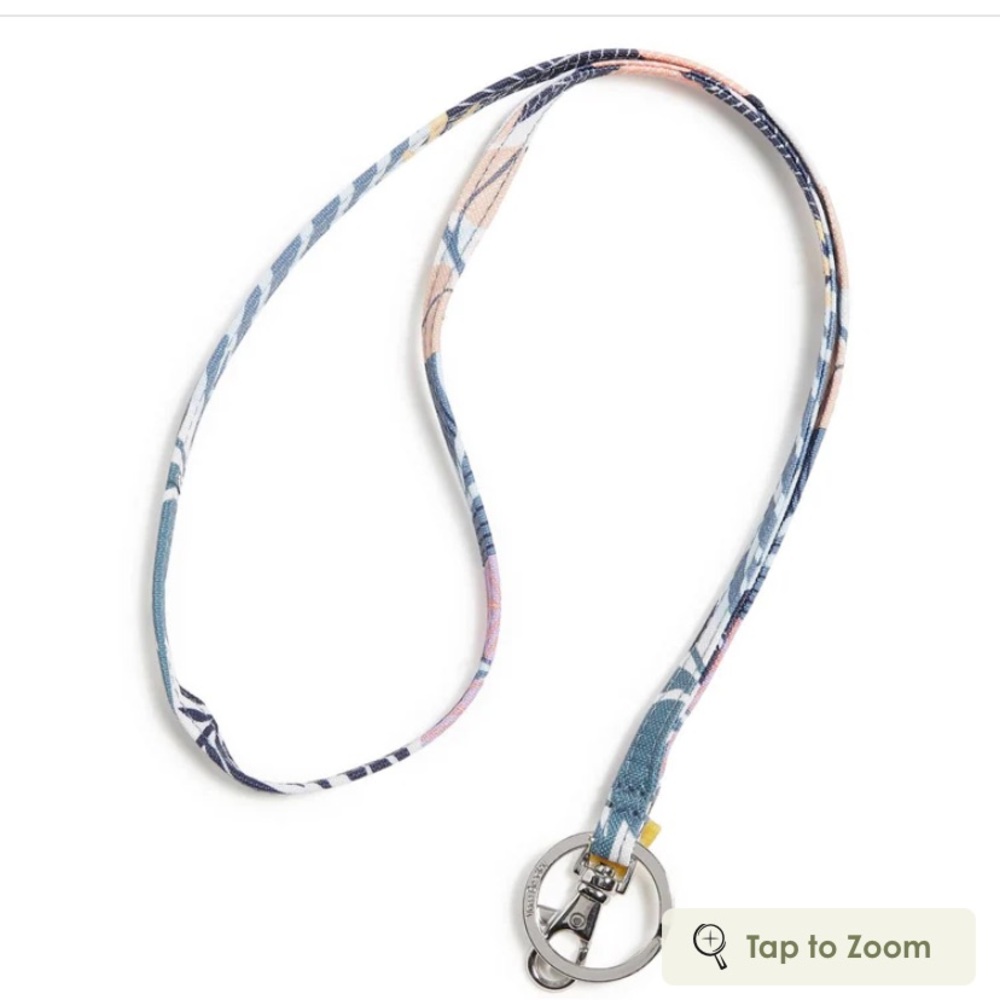 Multicolor Lanyard with Key Ring